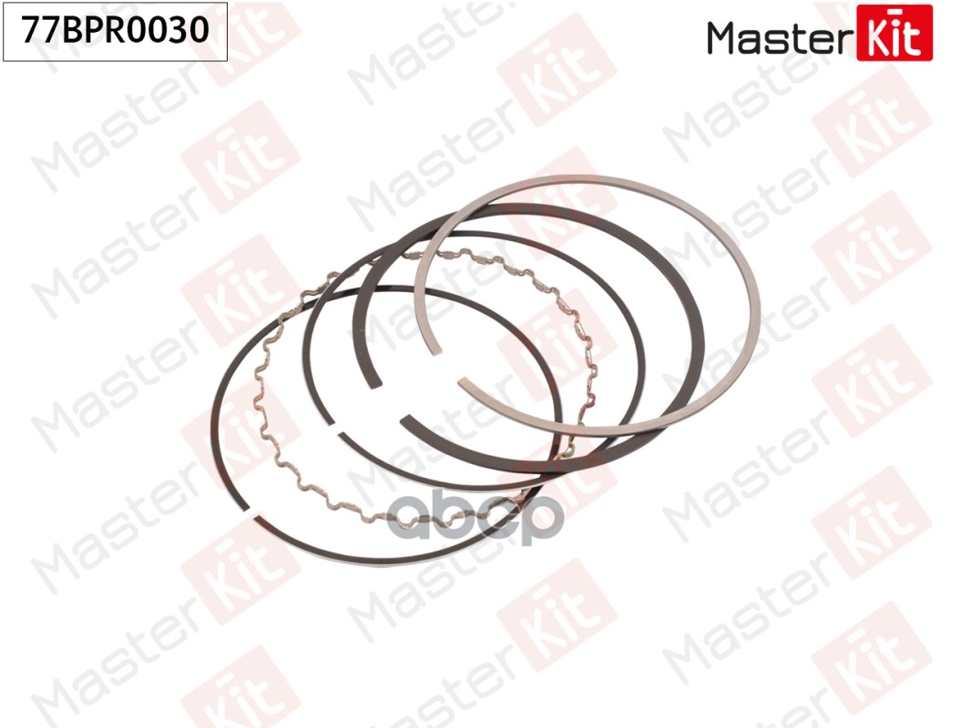 Кольца поршневые (к-т на 1 поршень)  (0,25) TOYOTA 1ZZ-FE/3ZZ-FE 77BPR0030 MasterKit арт. 77BPR0030