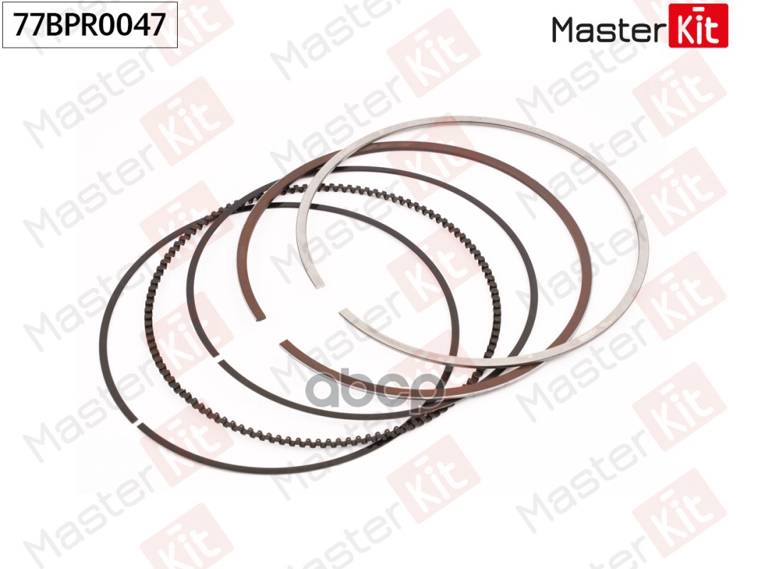 Кольца поршневые (к-т на 1 поршень)  (1,0) TOYOTA 2GR-FE 77BPR0047 MasterKit арт. 77BPR0047