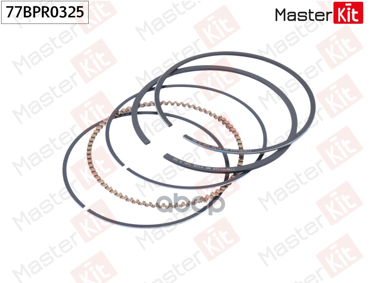 Кольца поршневые (к-т на 1 поршень) General Motors LMU/LMV 77BPR0325 MasterKit арт. 77BPR0325