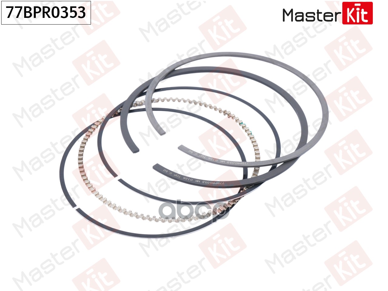 Кольца поршневые (к-т на 1 поршень) BMW/Citroen/Peugeot N13B16A/ 5FH (EP6C) 77BPR0353 MasterKit арт. 77BPR0353
