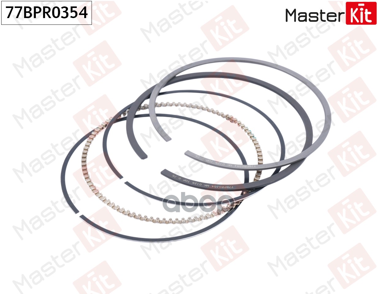 Кольца поршневые (к-т на 1 поршень) BMW/Citroen/Peugeot N13B16A/ 5FH (EP6C) 77BPR0354 MasterKit арт. 77BPR0354