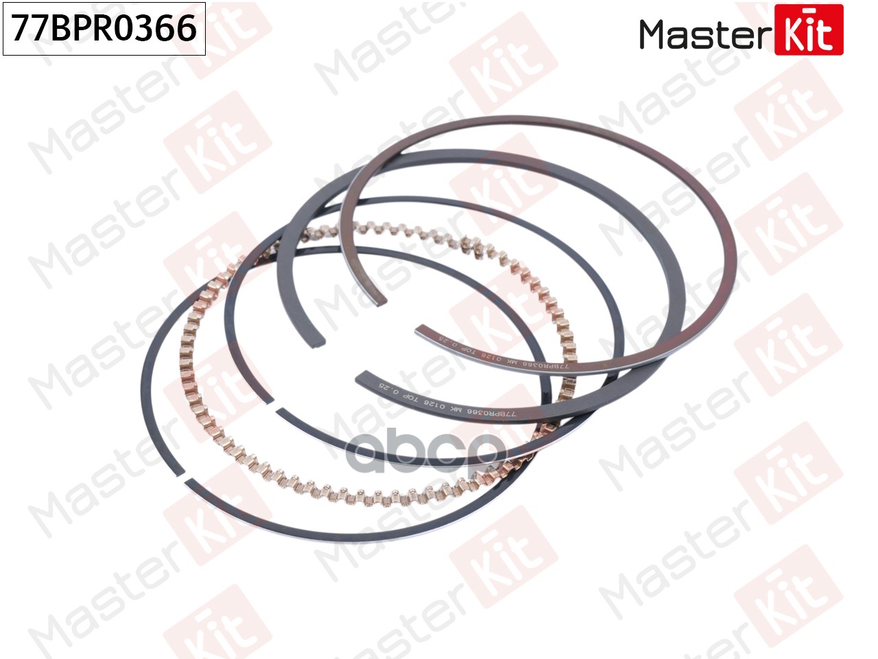 Кольца поршневые (к-т на 1 поршень) General Motors L14 (85CUL4) 77BPR0366 MasterKit арт. 77BPR0366