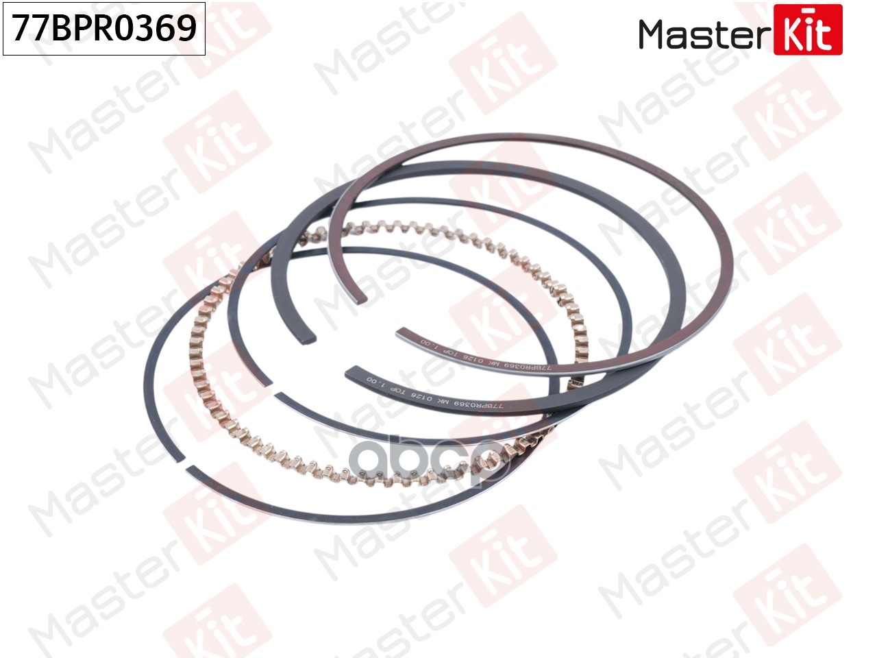 Кольца поршневые (к-т на 1 поршень) General Motors L14 (85CUL4) 77BPR0369 MasterKit арт. 77BPR0369