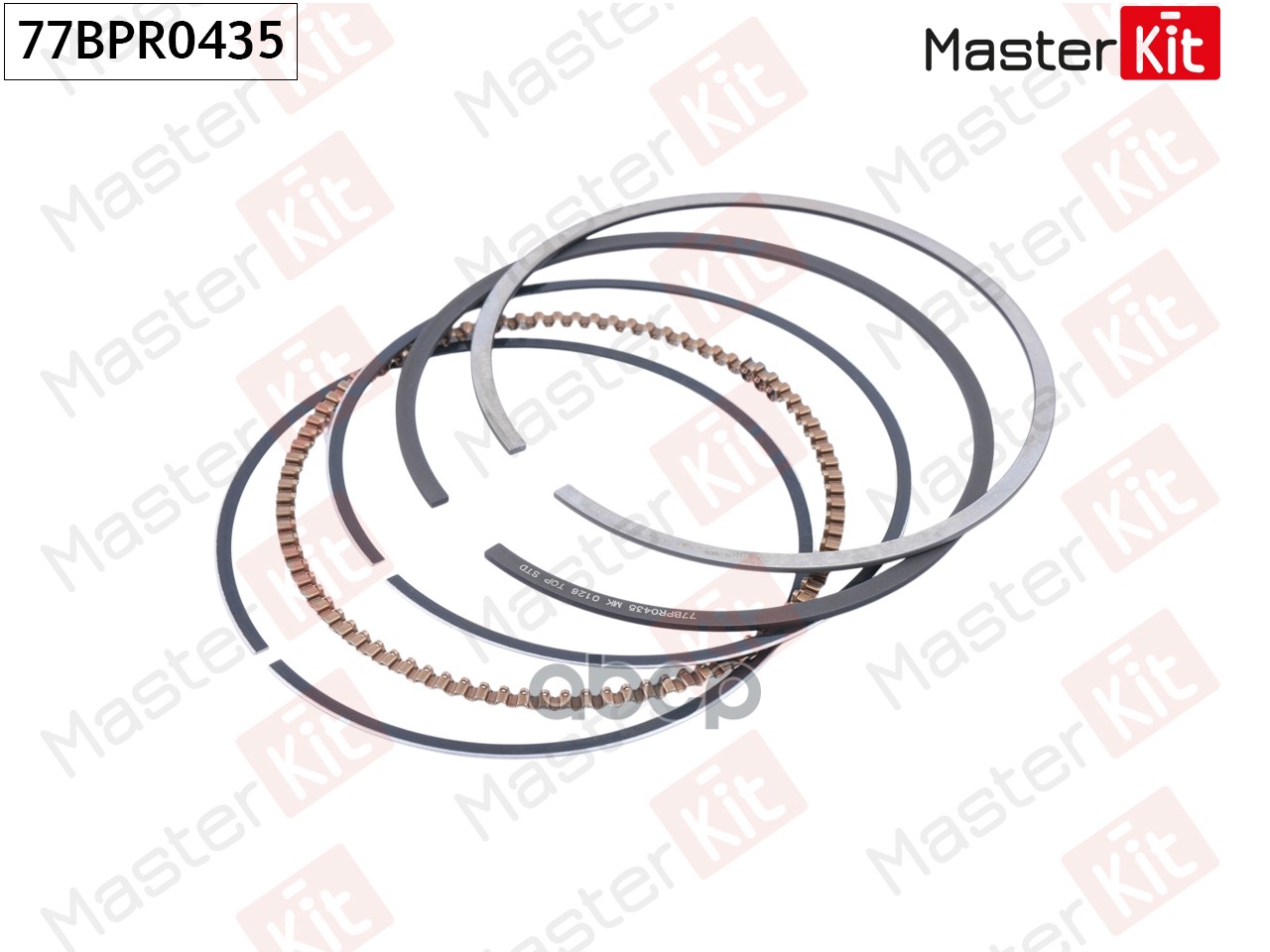Кольца поршневые (к-т на 1 поршень) (STD) General Motors X18XE/ Z18XE/ LJ1 77BPR0435 MasterKit арт. 77BPR0435