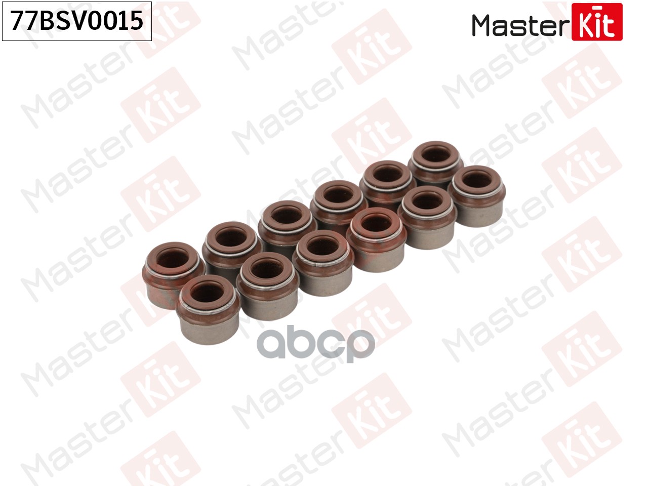Колпачок маслосъемный (упак 12 шт) Audi A4 (8D2, B5)/Peugeot 406 (8B) 1994 - 2005 ABC/P8C 77BSV0015 MasterKit арт. 77BSV0015