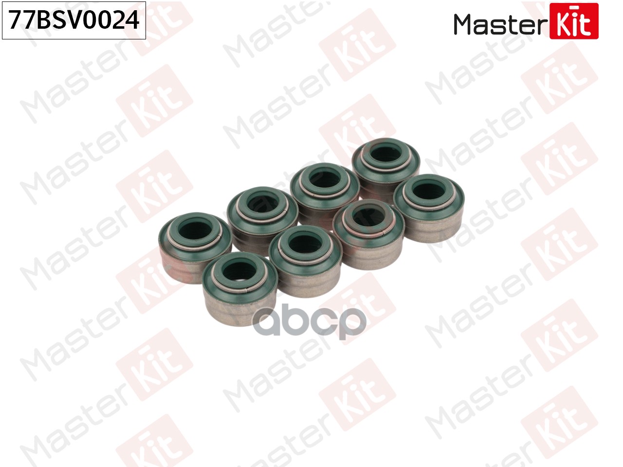 Колпачок маслосъемный (упак 8 шт) Ford FOCUS II (DB_, FCH, DH)/MONDEO IV (BA7) 2005 - KKDA 77BSV0024 MasterKit арт. 77BSV0024