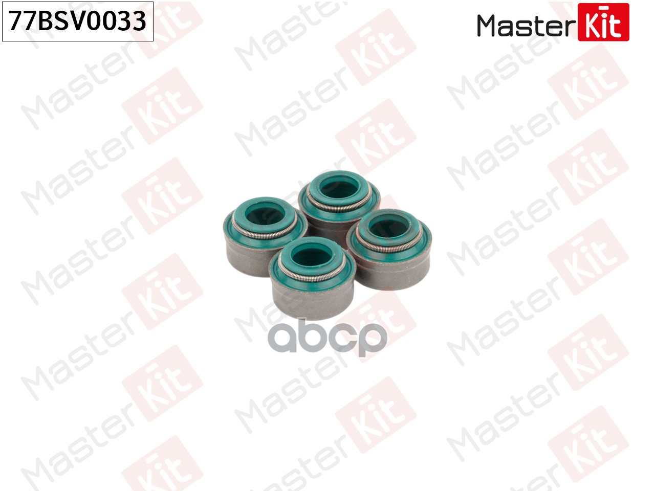 Комплект маслосъемных колпачков (цена за упак. 4 шт) MB C-CLASS (W204)/CLK (C209) 2002 - MasterKit арт. 77BSV0033