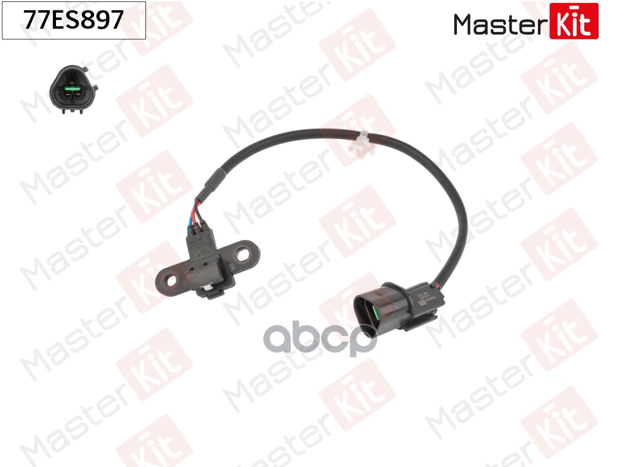 77ES897 Датчик  положение коленвала Mitsubishi OUTLANDER I (CU_W) 2001 - 2008 MasterKit арт. 77es897