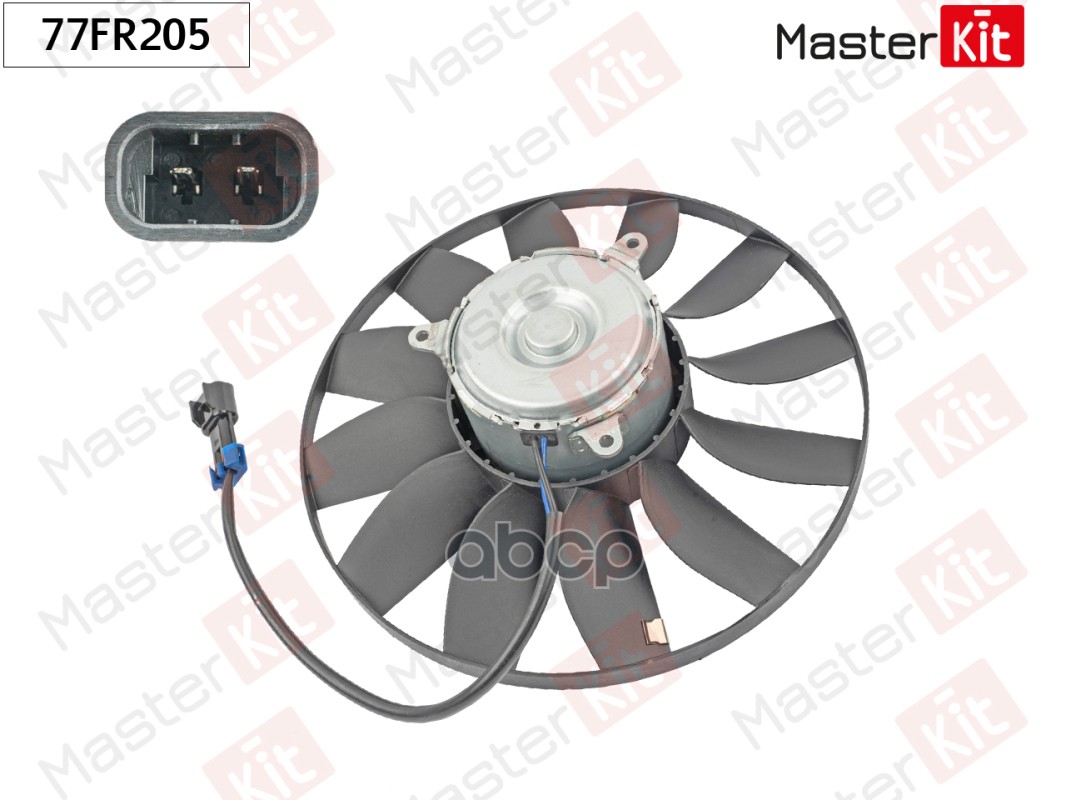 Вентилятор охлаждения радиатора UAZ PATRIOT 2004 - MasterKit арт. 77FR205