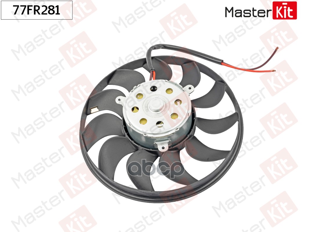 77FR281 Вентилятор охлаждения радиатора Audi A4 (8E2  8E5  B6)/Volkswagen PASSAT (3B3) 2000 - 2005 MasterKit арт. 77fr281