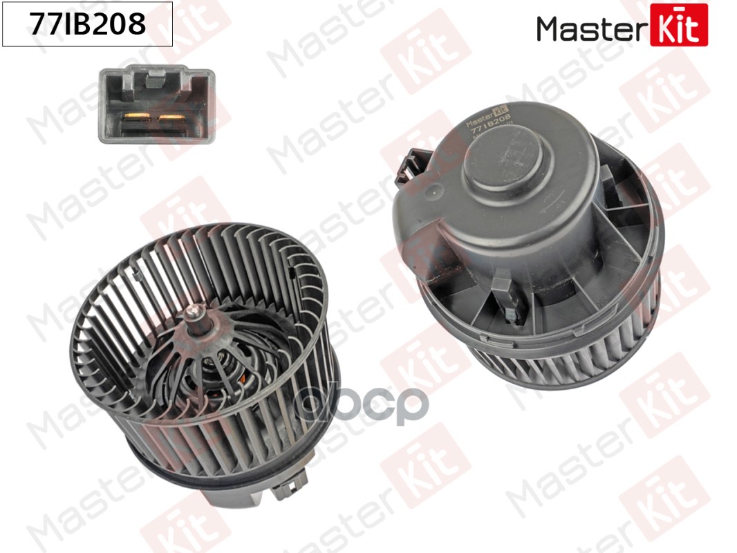 77IB208 Вентилятор салона Ford FOCUS II (DB_  FCH  DH  DA_  HCP  DP  DA_  FFS  DS)/MONDEO IV (BA7) 2 MasterKit арт. 77ib208