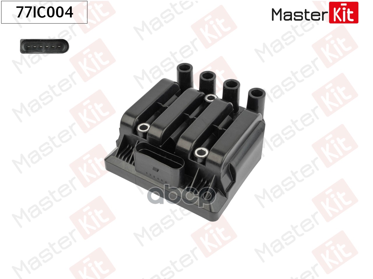 77IC004 Катушка зажигания VW BORA  GOLF IV 2.0 MasterKit арт. 77ic004