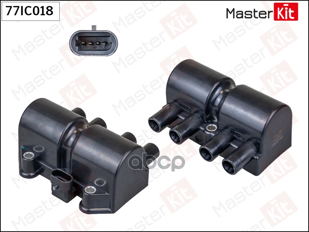 Катушка зажигания Daewoo Lacetti,Lanos(KLAT),Nubira(J100) 97- MasterKit арт. 77IC018
