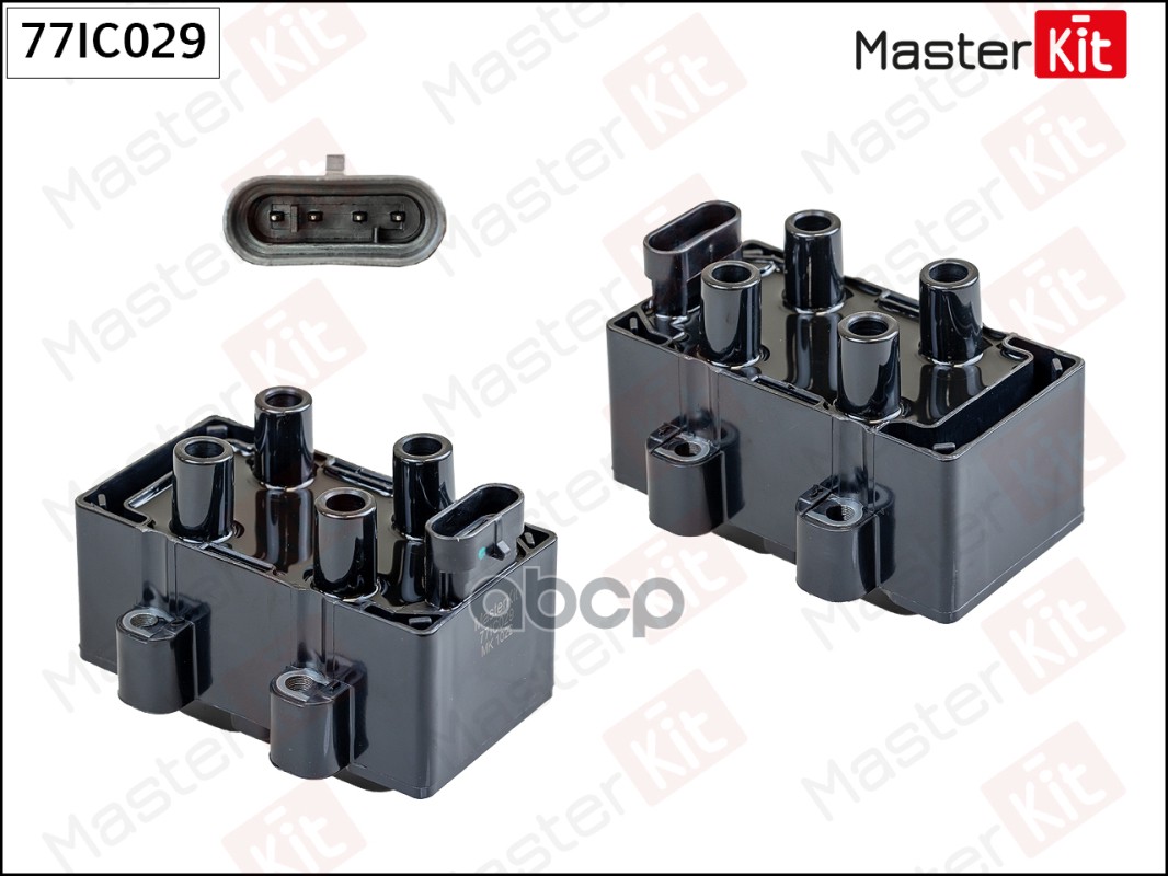 Катушка зажигания Lada Largus(F90) 12-,Renault Logan I(LS_),Sandero,Symbol II(LU1/2_) 04 MasterKit арт. 77IC029