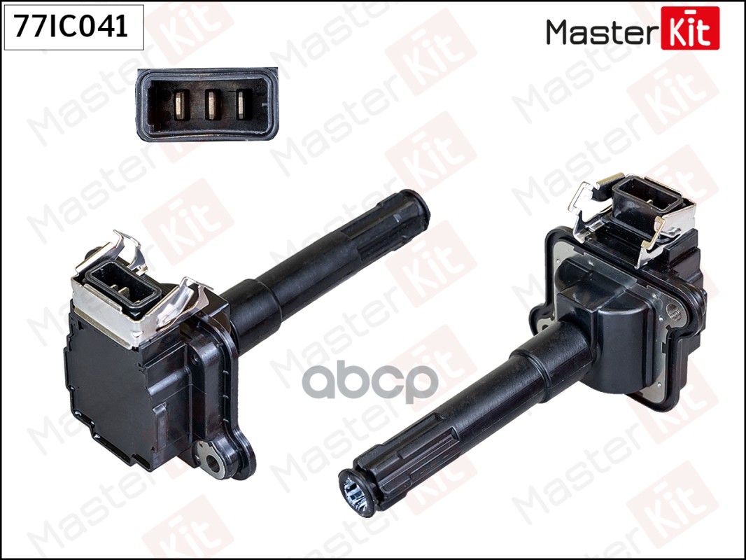 Катушка зажигания Audi A3(8L1),A6(4B2,C5) 96-06,Skoda Octavia I(1U2) 96-10,VW Golf IV 97-07 MasterKit арт. 77IC041