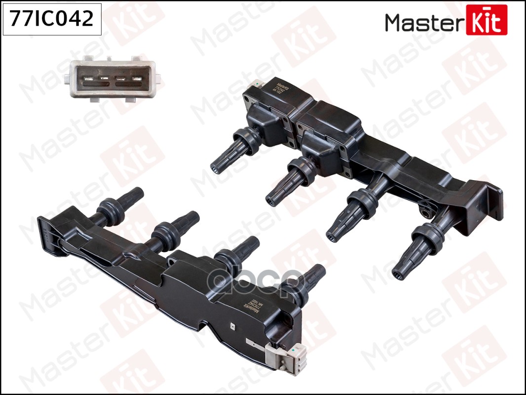 Катушка зажигания Citroen Berlingo(B9),C4 06-,Peugeot 1007(KM_),206,207,307,308 98- MasterKit арт. 77IC042
