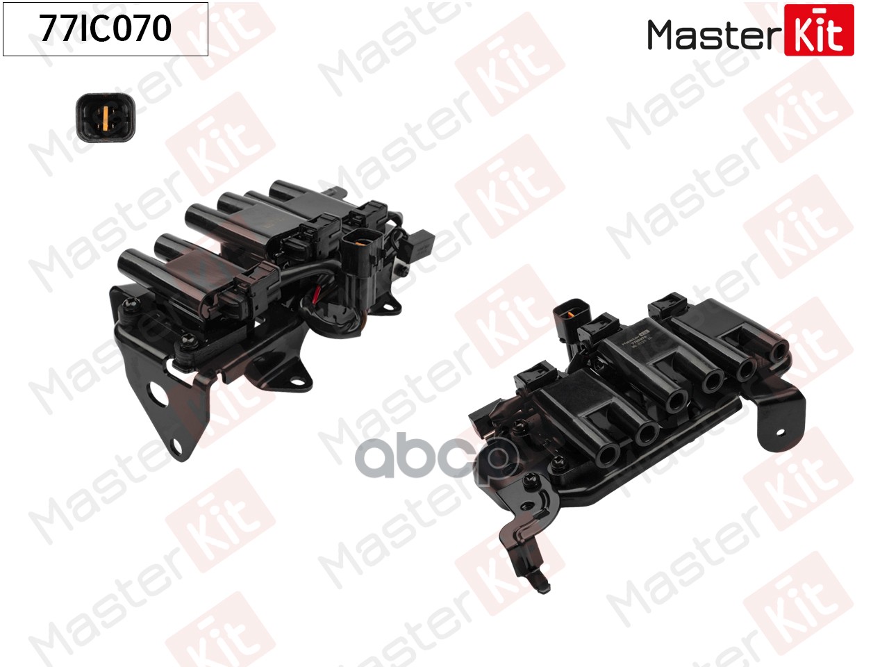 Катушка зажигания HYUNDAI SANTA FE 2.7 01-06 77IC070 MasterKit арт. 77IC070