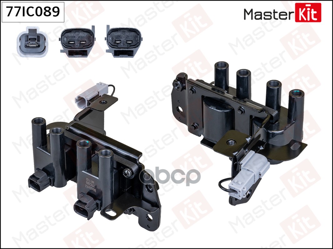 Катушка зажигания Hyundai Accent III(MC),Elantra(XD) 00-10,Kia Cerato(LD),Rio II(JB) 04- MasterKit арт. 77IC089