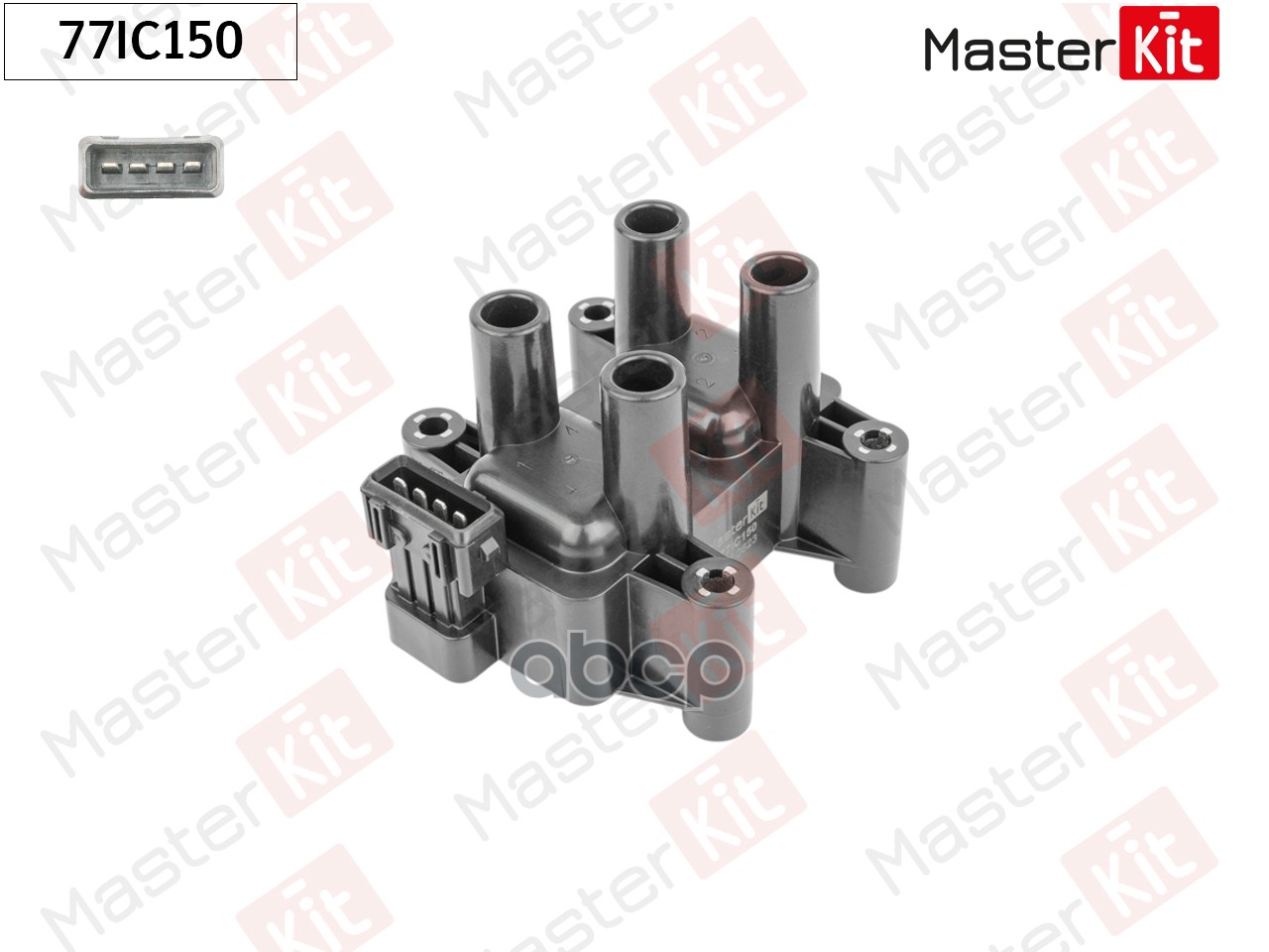 Катушка зажигания Chery Fora(A21),Tiggo(T11) 02-,Geely BL,CK,Marindo,MR 05- MasterKit арт. 77IC150