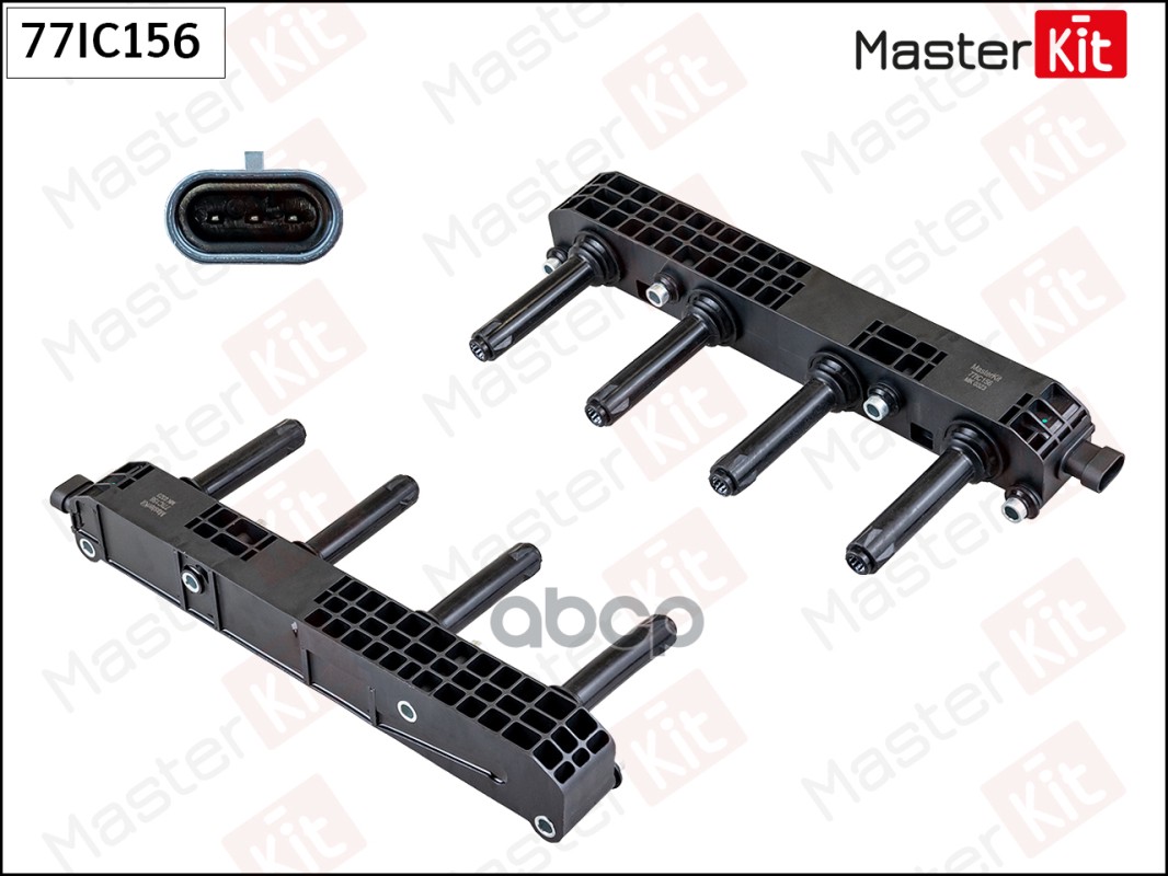 Катушка зажигания Chevrolet Cruze(J300),Lacetti(J200) 03-,Daewoo Nubira(J200) 03- MasterKit арт. 77IC156