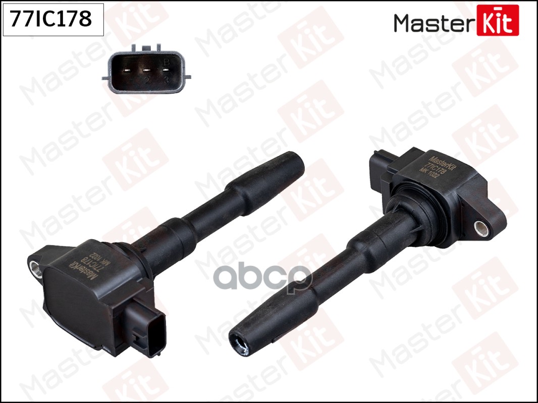 Катушка зажигания Nissan Qashqai II(J11,J11_) 13-,Renault Captur(J5_,H5_),Megane IV 13- MasterKit арт. 77IC178
