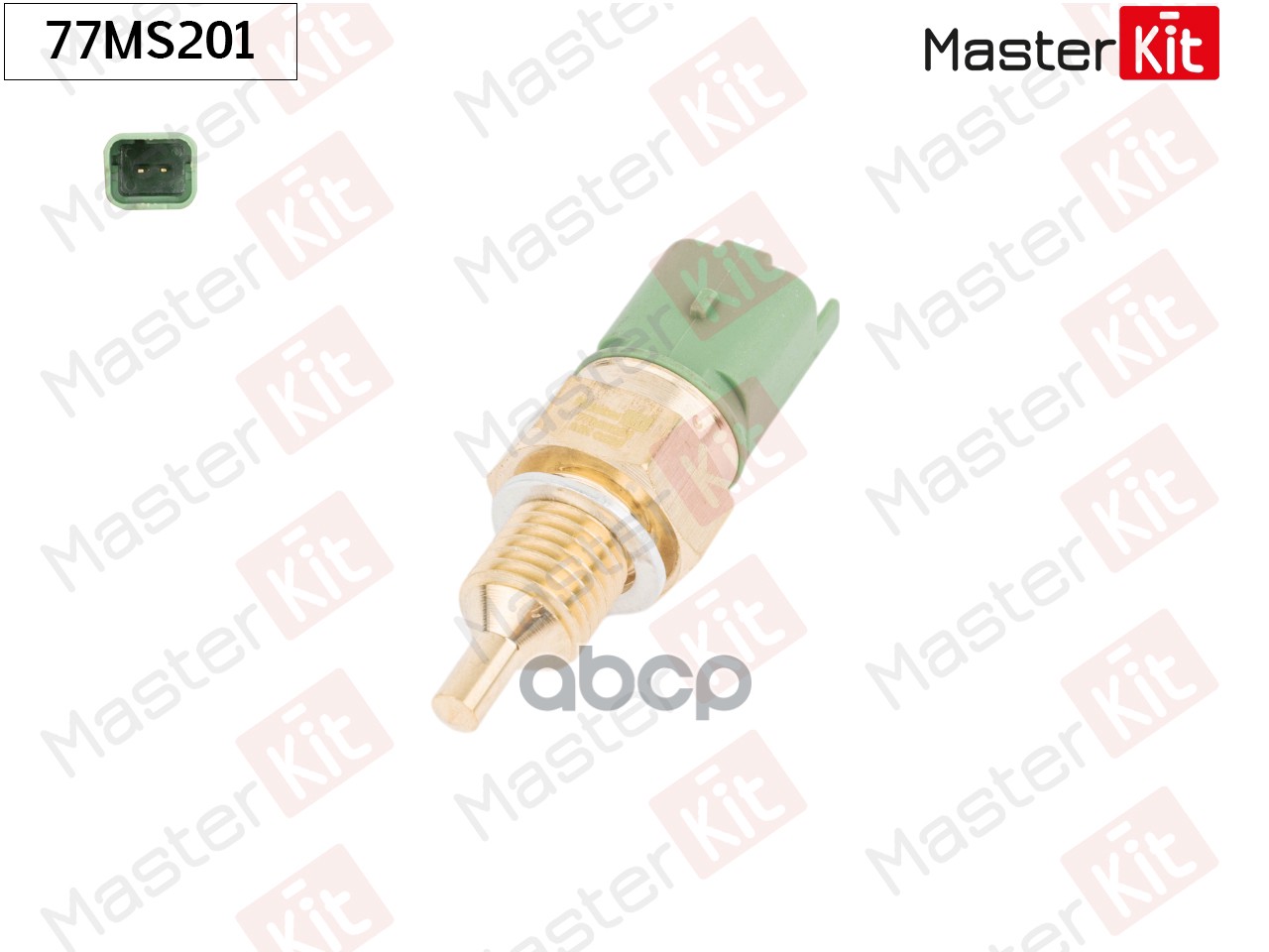 Датчик, температура ОЖ CITROEN C4, PEUGEOT 307/407 MasterKit арт. 77MS201