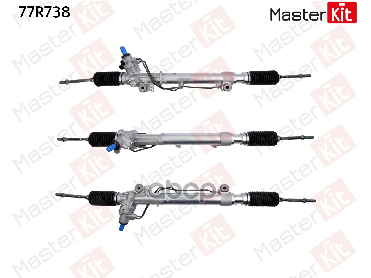 Рулевая рейка TOYOTA Land Cruiser Prado 120  2002 - 2009 MasterKit арт. 77R738