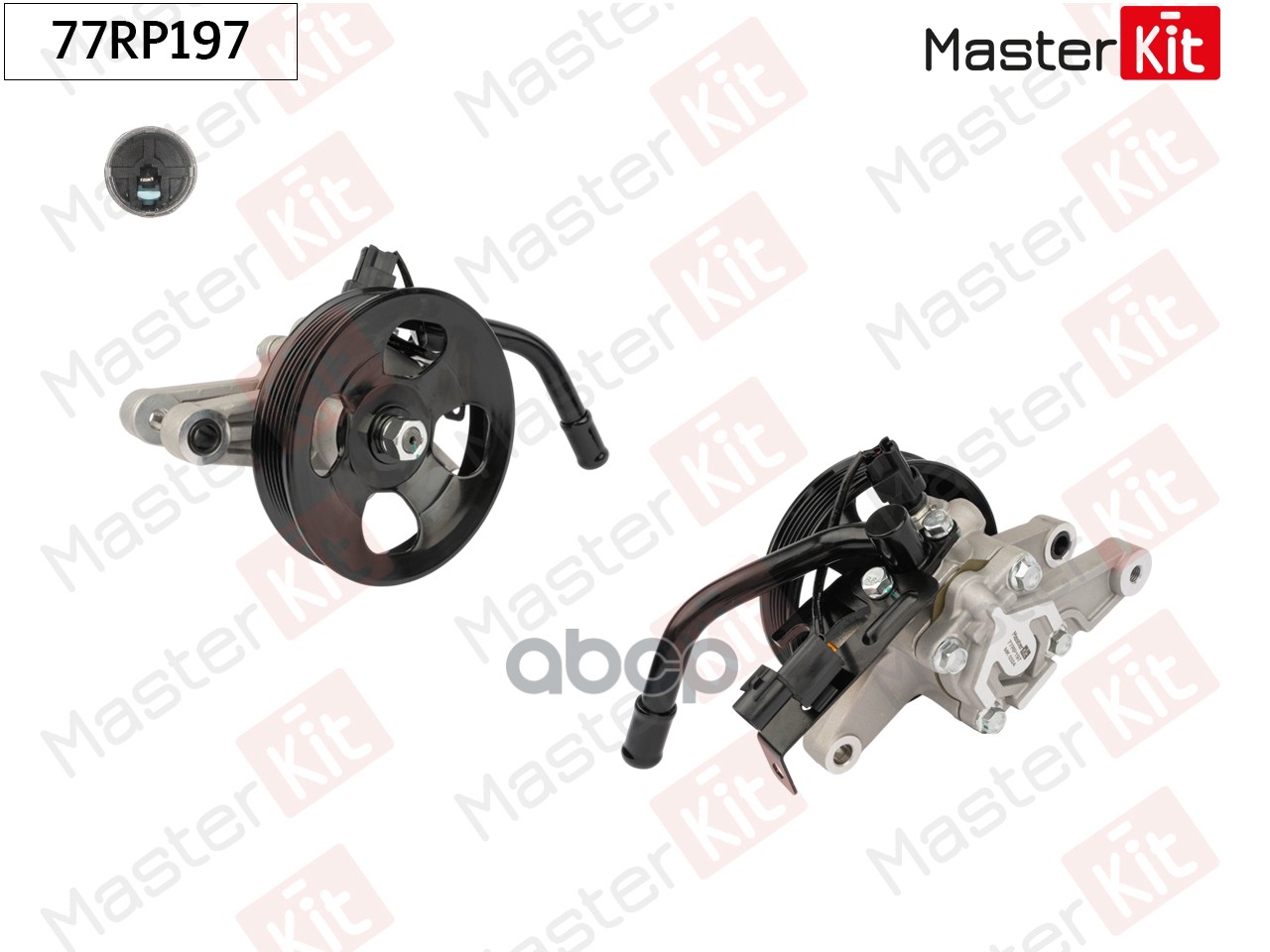 Насос гидроусилителя HYUNDAI CRETA 1.6/2.0 (G4FG, G4NA) 2016- MasterKit арт. 77RP197