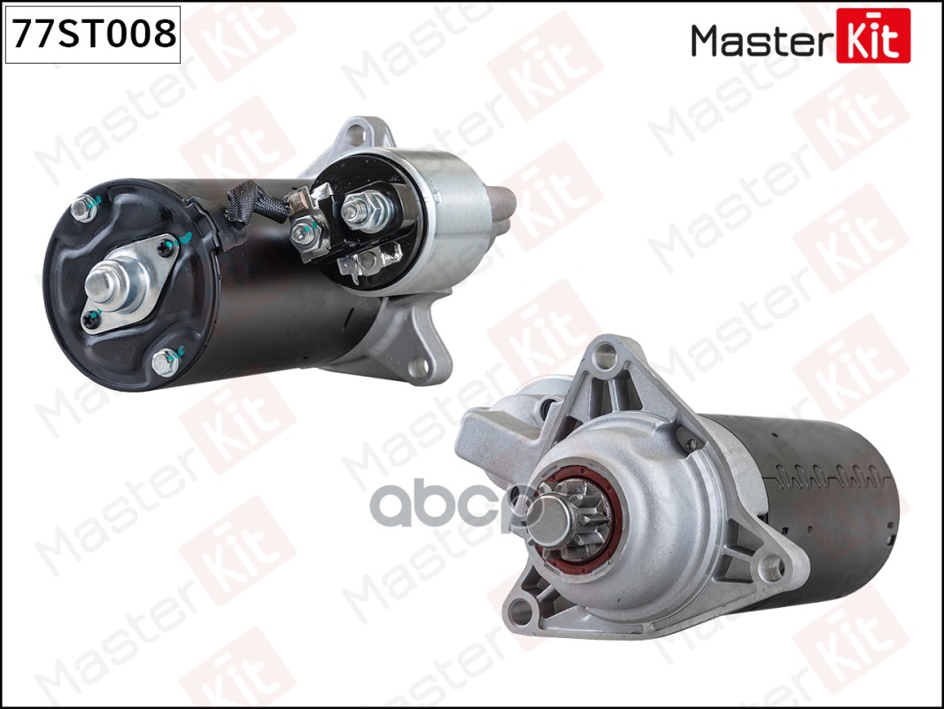 Стартер SEAT Ibiza II(6K1) 93-02,VW Transporter IV(70A,70H,7DA,7DH) 90-03 (2,0kW) MasterKit арт. 77ST008