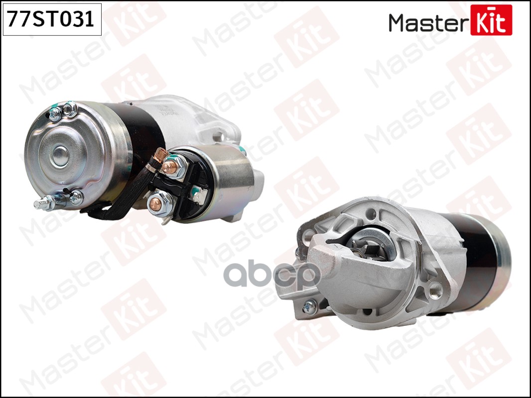 Стартер Hyundai Santa Fe I(SM) 00-06,Kia Sorento I(JC),Sportage(JE_,KM_) 02- (1,2kW) MasterKit арт. 77ST031