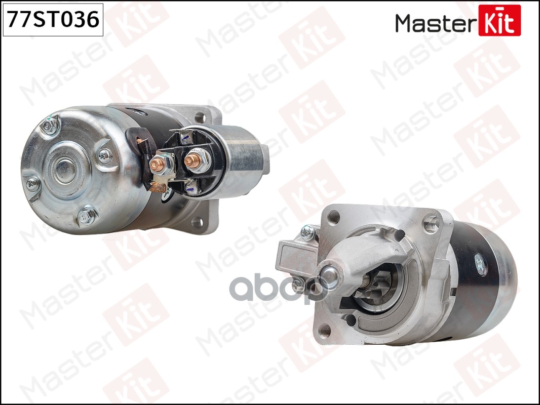Стартер Kia Carens II(FJ),Shuma(FB),Sportage(JE_,KM_) 96-,Mazda 323,626 82-04 (0,9kW) MasterKit арт. 77ST036