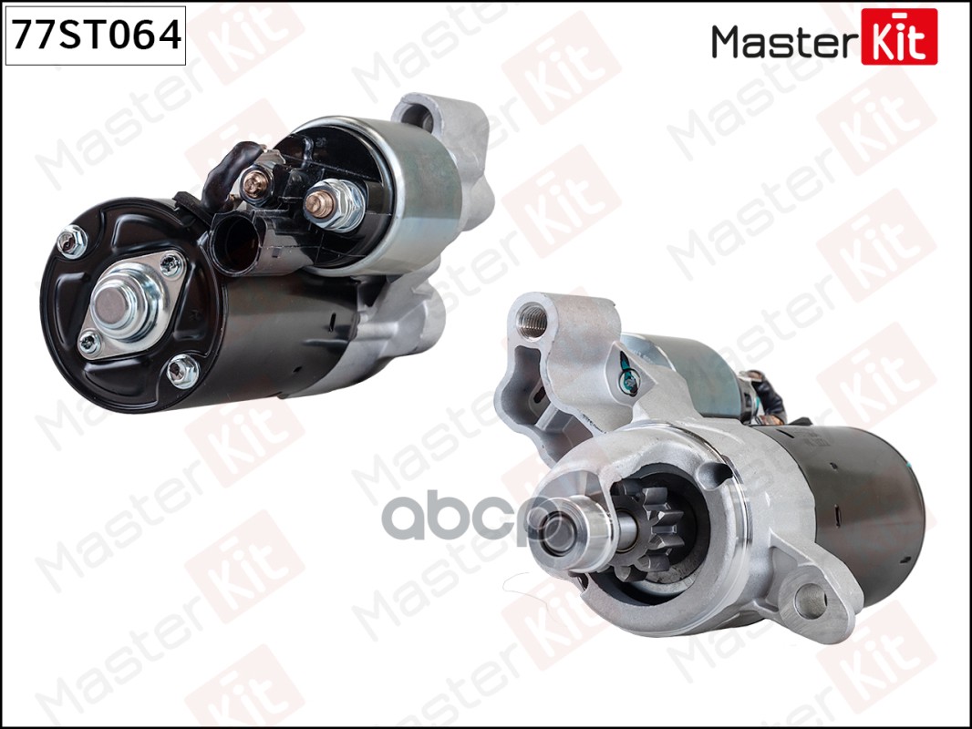Стартер  AUDI A4/A5/Q5 1.8TFSi/2.0TFSi 1.1kw (1.1kw) Masterkit MasterKit арт. 77ST064