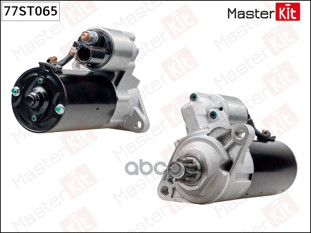 77ST065 Стартер SKODA OCTAVIA/SUPERB  VW GOLF/PASSAT 1.9TDi/2.0TDi 1.7kw (1.7kw) MasterKit арт. 77st065