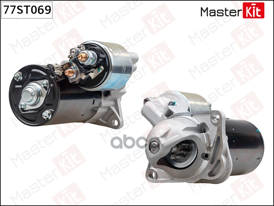 Стартер  OPEL ASTRA J, CORSA D 1.2/1.4 1.1kw (1.1kw) Masterkit MasterKit арт. 77ST069