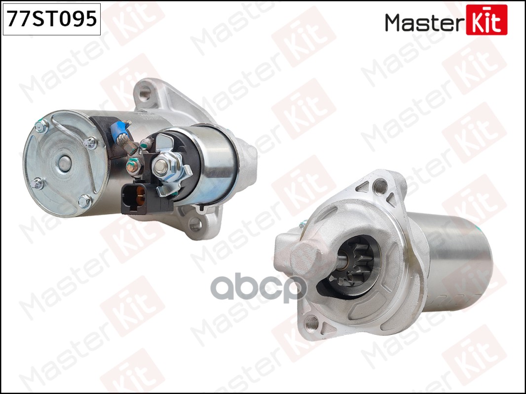 77ST095 Стартер HYUNDAI SOLARIS  KIA RIO 17-> (0.9kw) MasterKit арт. 77st095