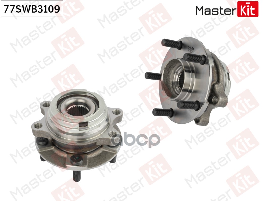 77SWB3109 Ступица в сборе с подшипником перед. Nissan MURANO II (Z51)/TEANA II (J32) 2007 - MasterKit арт. 77swb3109