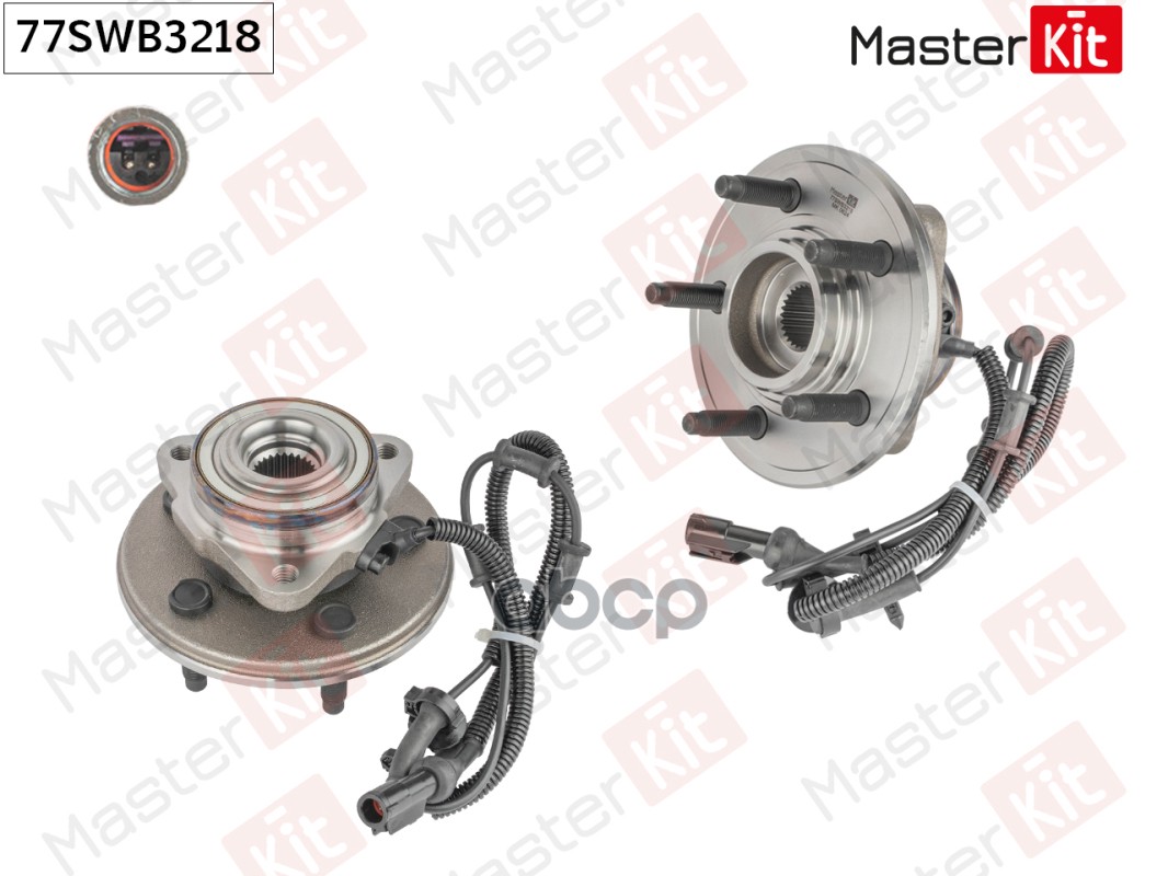 Ступица в сборе с подшипником перед. Ford EXPLORER 2010 - MasterKit арт. 77SWB3218