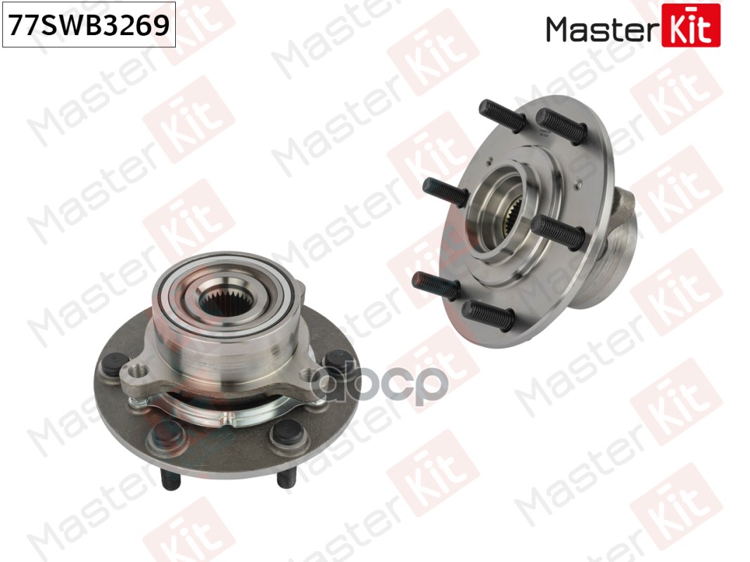Ступица в сборе с подшипником перед. Mitsubishi PAJERO SPORT II (KH_, KG_)/PAJERO SPORT I MasterKit арт. 77SWB3269