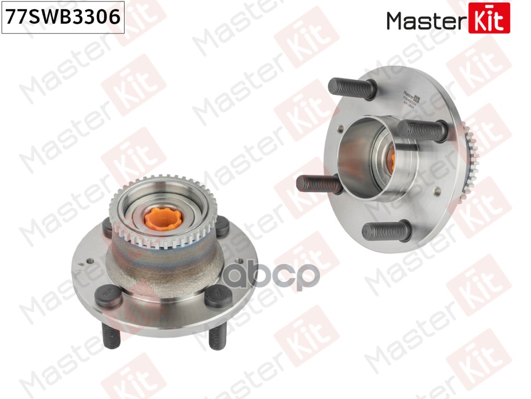 Ступица в сборе с подшипником зад. Chevrolet AVEO/KALOS (T250, T255)/Daewoo KALOS (KLAS) 2 MasterKit арт. 77SWB3306