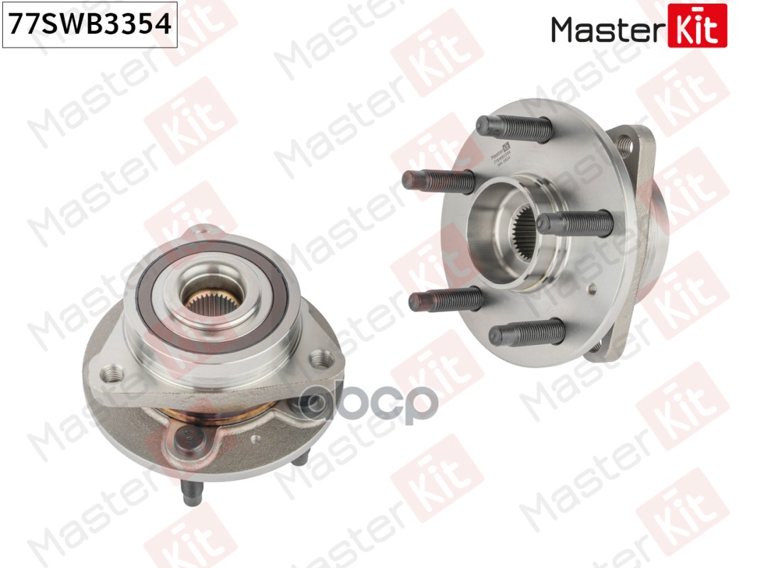 Ступица в сборе с подшипником перед. Chevrolet CRUZE (J300)/Opel ASTRA J 2009 - MasterKit арт. 77SWB3354
