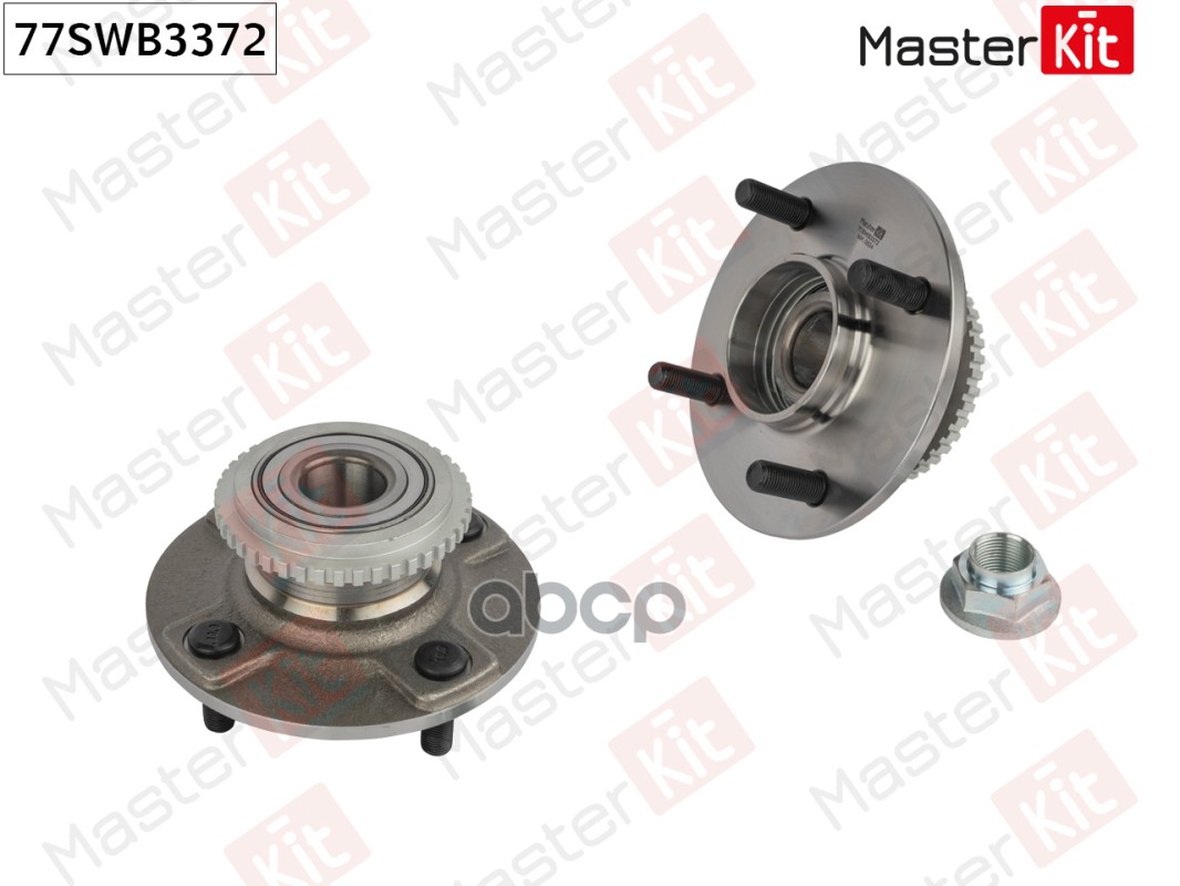 Ступица в сборе с подшипником зад. Nissan ALMERA II (N16)/PRIMERA (P11) 1996 - MasterKit арт. 77SWB3372
