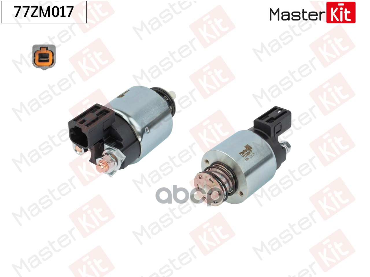 Реле втягивающее Hyundai Accent,ix55 10-,Kia Rio,Ceed,Sorento 09- MasterKit арт. 77ZM017