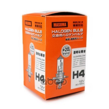 Лампа 12V H4 60/55W MASUMA 1 шт. картон L240 Masuma арт. L240