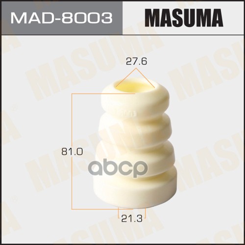 Отбойник Амортизаторов Masuma, 21.3X27.6x81, Impreza / G11 Masuma арт. MAD8003