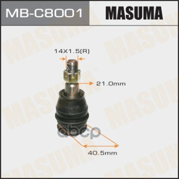 Опора шаровая SUBARU TRIBECA MASUMA MB-C8001 Masuma арт. MB-C8001