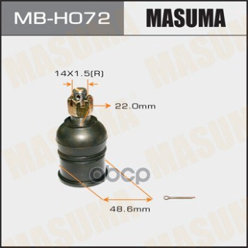 Шаровая Опора Masuma Mb-H072   Front Accord.inspire.acura.cp3.08- В Уп. 1 Шт. Masuma арт. MBH072