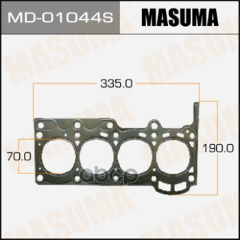 Прокладка ГБЦ TOYOTA PLATZ MASUMA MD-01044S Masuma арт. MD-01044S