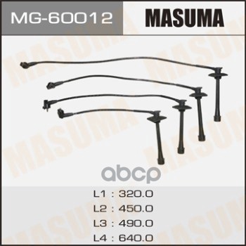 Провода высоковольтные (комплект) TOYOTA CALDINA MASUMA MG-60012 Masuma арт. MG-60012