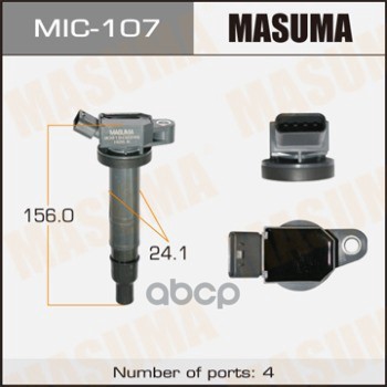Катушка зажигания TOYOTA 4RUNNER MASUMA MIC-107 Masuma арт. MIC-107