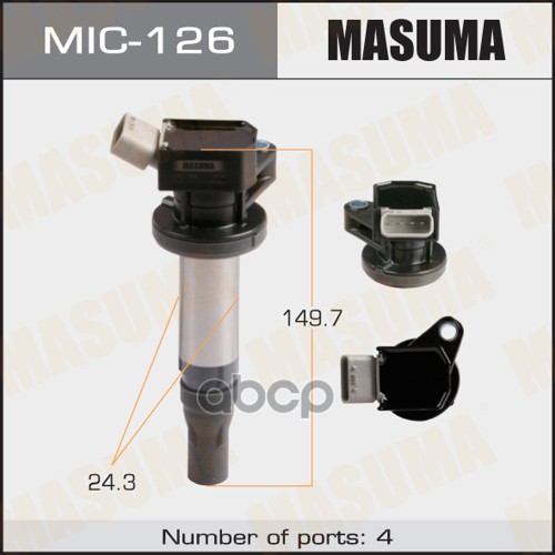 Катушка зажигания DAIHATSU ATRAI MASUMA MIC-126 Masuma арт. MIC-126